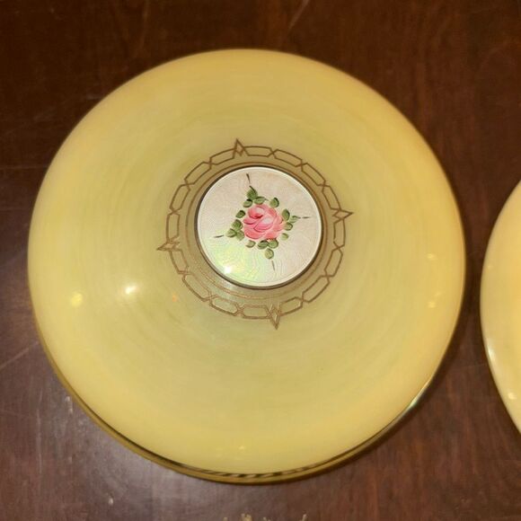 Vintage 40's/50's Art Deco rose vanity set. - Picture 2 of 8